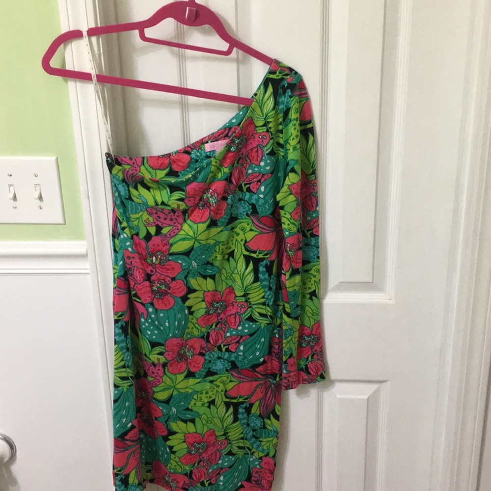 Lilly Pulitzer 1 shoulder dress